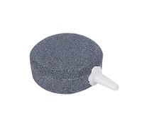Ejoyous Accesorios para Bomba de Oxígeno para Pecera con Piedras de Aire, Kit de Piedra de Burbujas para Acuario de Carburo de Silicio con Tubo de 2 M, 4 Ventosas, Fácil Instalación, Diseño Redondo,