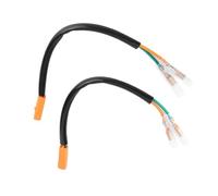 Ejoyous Adaptador de Cableado de la Señal de de la Motocicleta LED LED Conector Conector y Reproducción para Z125 Z250 Z300 Z650 Z900 con de 2 Pines 12V