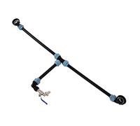Ejoyous Adaptador IBC de Codo Adaptador de Tanque IBC de Cuello de Cisne de Latón ABS Entrada Roscada de 60 Mm Conexión Rápida de Posición de Salida para Barriles Contenedores Llenado de Agua (#3)