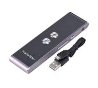 Ejoyous AI Traductor de Idiomas con Voz en Tiempo Real de Voz en Tiempo Real, Bluetooth Smart Pocket Interpreter para Aprender a Viajar