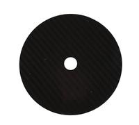 Ejoyous Alfombrilla para CD de Fibra de Carbono, Almohadilla de Sintonización Estabilizadora de Disco de 0,2 Mm para Reproductor de CD, Baja Tasa de Distorsión de Absorción (Black)