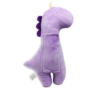 Ejoyous Almohada de Cinturón de Automóvil de Jirafa Almohada Linda Cojín de Soporte de Cuello de Animal para Niños Viajes con Diseño de Bucle de Gancho Ajustable PP Algodón de Algodón Lavable (PURPLE)