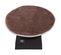 Ejoyous Almohadilla Calefactora Eléctrica USB, Alfombrilla Calentadora para Mascotas de Franela Suave con Tamaño Ajustable, Solución Calefactora Portátil para Gatos y Perros (Brown)
