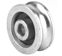 Ejoyous Bloque de Rodamiento de Alta Resistencia, Rueda Duradera con Funcionamiento Suave, Ideal para Levantamiento de Cargas Pesadas y poleas. (Diámetro 28mm)