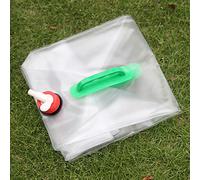 Ejoyous Bolsa de Agua EVA Transparente Portátil Plegable para Exteriores, Ligera, de Gran Capacidad, 20L, para Senderismo, Acampada y Actividades Al Aire (10L)