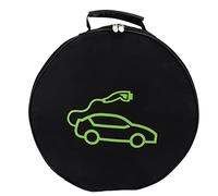Ejoyous Bolsa de Cable de Carga para Coche Eléctrico para Maletero, Organizador de Cable para Auto Bolsa Portátil para Maletero para Accesorios de Auto Cargador EV Organizador de