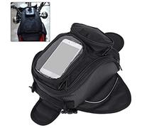 Ejoyous Bolsa de Depósito Magnética Universal para Motocicleta, Impermeable, para Asiento y Combustible, Tela Oxford de Alto Desgaste 1680D, 35 * 18 * 15 cm