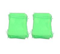 Ejoyous Bolsas de Protección de la Fruta Bolsas de Barrera de Malla Reutilizable 100pcs Verde con Cordero para Plantas de Jardín Frutas Vegetales Aves Ardillas de Protección Almacenamiento (20*30 cm)