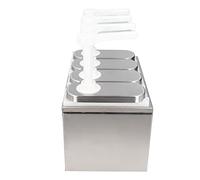 Ejoyous Bomba Dispensadora de, Estación de Bombeo de Condimentos de Acero Inoxidable con Recipientes Extraíbles de 1 Litro, Prensa Cuantitativa de 35 Ml para Aderezo de Ensalada de Buffet de