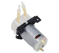 Ejoyous Bomba Peristáltica CC Bomba de Líquido Peristáltica de Aleación de Aluminio 12 V 0 a 100 Ml Min Flujo Reversible Autocebante para Análisis Bioquímico Dosificación de Laboratorio de Acuario