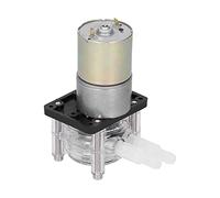 Ejoyous Bomba Peristáltica de Líquido, Bomba Peristáltica de Alto Flujo de 24 V Aleación de Aluminio ABS 0 a 400 Ml por Min Cubierta de Tornillo Manual Diseño de Rodamiento de Bolas para