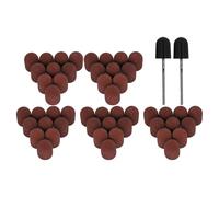 Ejoyous Broca para Lijado de Uñas, 50 Piezas de Herramienta de Pulido de Uñas de Alta Eficiencia con Tapas de Lijado Fino, Ideal para Arte de y Manicura de Vidrio, Plástico y Metal