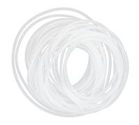 Ejoyous Cable de Envoltura de Alambre en Espiral, Manguera de Manga de Cable Flexible de Envoltura de en Espiral de PVC, Acabado Aislante Suave, Fácil Instalación en el Sentido de Las Agujas del (#7)