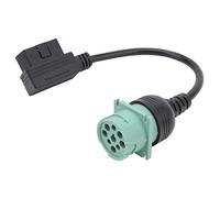 Ejoyous Cable OBD2 de 16 Pines a 8 9 Pines, Adaptador ABS para Camiones Pesados Mack, Conecta Equipos de Diagnóstico, Admite Pruebas ELD