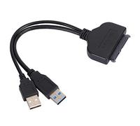 Ejoyous Cable USB 3.0 a, Cable Convertidor de Disco Duro para SSD HDD de 2,5 Pulgadas, Alta Velocidad de 5 Gbps, Plug and Play, Admite 2 TB Plus, para Copia de Seguridad de Unidades Portátiles y