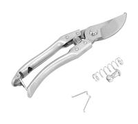 Ejoyous Cabra de Cabra Trimmers Trotter Shears Animal Hoof Clippers Profesional Acero Inoxidable Anti -Slip Many Diseño Ergonómico para Ovejas Vacas Correo de Caballos (Silver)