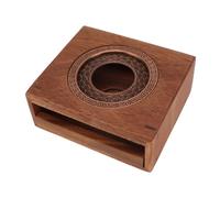 Ejoyous Calentador de Tetera, Calentador de té de Nogal de Estilo Japonés con Portavelas para Calentar té, café, Leche, Alimentos, de Velas para Balcón, Patio, Camping y Viajes