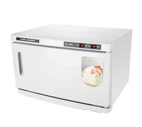 Ejoyous Calentador de Toallas UV de 16L 2 En 1, Toalla de Cara Caliente Esterilizador desinfección Compresas Cosméticas Toalla con Control de Temperatura para El Hogar Salón de Belleza Peluquería