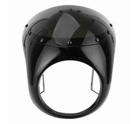 Ejoyous Carenado de Faro de 7 Pulgadas, Negro Brillante, Deflector de Viento de Motocicleta para Ajuste Universal, Diseño Elegante y Resistente Al Viento para Motocicletas con Faro de 7 Pulgadas