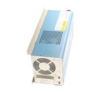 Ejoyous Cargador Inversor Sinusoidal Pura Azul Cargador Inversor de Corriente Montado en la Pared 3000W ABS y Acero Inoxidable 110VAC 220VAC 230VAC Pantalla LCD para Respaldo Solar Doméstico (48V)