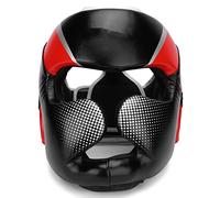 Ejoyous Casco de Boxeo, Casco de Sanda con Protección para los Oídos Grueso Equipo de Entrenamiento en PU, para Muay Thai Sanda Gimnasio de Boxeo Unisex para Adultos