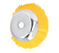 Ejoyous Cepillo de Rueda de Nailon de 25 Mm, Cabezal de Corte de Alambre, Acero Al Manganeso y Nailon de 20 Cm para Jardín, Patio, Césped, Desmalezado, Instalación Rápida, Uso de Contacto con Roca