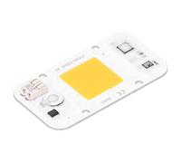 Ejoyous Chip LED, Lámpara de Chip LED de 20 W/30 W/50, Luz Blanca Cálida, Soldadura de Bricolaje Gratuita para Iluminación de Paisaje para Iluminación Publicitaria para de Tráfico (Luz cálida 50W)