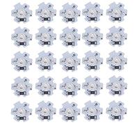 Ejoyous Chips de Luz LED de 5 V, 25 Piezas de Cuentas de Lámpara de Alta Potencia de 1 W, Chip LED Brillante de 200 Lm, para Accesorios de Iluminación de Bricolaje Fáciles de Instalar (luz verde)