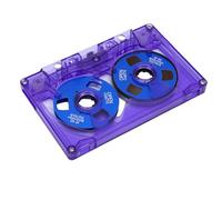 Ejoyous Cinta de Casete en Blanco, Aluminio ABS, 50 Minutos Tipo I, Grabación de Música de Vintage para Amantes del Sonido