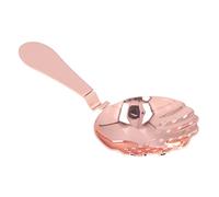 Ejoyous Cocktail Strainer, 69 G Acero Inoxidable Bar Tool (Rosy Gold) | Peso ligero de 69 g, diseño de con resorte, filtrado de pulpa de hielo, uso en restaurante en casa, bar, club