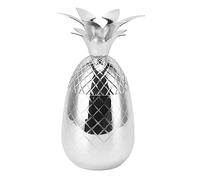 Ejoyous Coctelera, Mezclador de Martini de Acero Inoxidable, Coctelera Pulida Resistente a Fugas de 500 Ml con Agarre Suave para Fiestas en el Bar en Casa, Camareros, Jugos y Bebidas Heladas (SILVER)