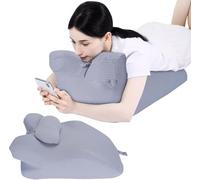 Ejoyous Cojín de Lectura para Cama con Espuma Viscoelástica, Altura Ajustable, Soporte Lumbar para Sofá, Cuña de Respaldo para Leer, Mirar y Jugar