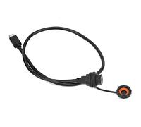 Ejoyous Conector USB A Prueba de Agua IP68 Tipo C Conector Macho Hembra con Carcasa PA66 30 V 1,5 A 0, de Cable Bloqueo de Hebilla para Lámparas de Equipos Al Aire Libre Dispositivos IOT (1M)