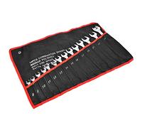 Ejoyous Conjunto de Llave de Combinación de Herramientas Maquinista de 14pcs, Kit de Herramientas de Reparación de Manzanas de Doble Cabezal, Diseño Compacto, Especificaciones Completas con Bolsa de