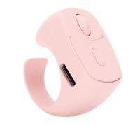 Ejoyous Control Remoto Inalámbrico Bluetooth, Volteador de Páginas con Rodillo para Tomar Fotografías de Vídeo con Diseño para Usar con los Dedos, Compatible con Teléfono, Tableta y (Pink)