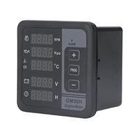 Ejoyous Controlador de Grupo Electrógeno Controlador Digital de Generador GM50H DC8 a 36V Medidor de Motor con Velocidad Presión de Aceite Temperatura Voltaje Pantalla de Hora para Operadores de