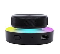 Ejoyous Controlador de Perilla Personalizable, Control de Volumen RGB Multimedia, con Teclas de Acceso Directo, Conexión por Cable Bluetooth 5.0 y 2.4G USB-C, Compatible con Sistemas