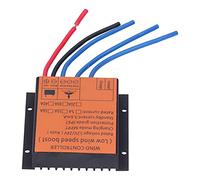 Ejoyous Controlador de Turbina Eólica, Controlador de Carga de Viento MPPT 12 V 24 V, Regulador IP67 de Aleación de Aluminio con Estado LED, Frenado Manual Automático, para Sistemas de Carga de (10A)