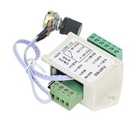 Ejoyous Controlador de Velocidad del Ventilador Controlador de Ventilador PWM Toma de Control de 4 Cables 5 V con Salida de relé de Detección de Señal FG Potenciómetro 100 K para Refrigeración de PC