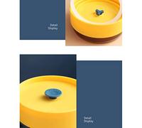 Ejoyous Copa de Sopa Recipiente de Alimentos Aislados con Tapa Material PP Resistente Al Calor Portátil Cuchara Incorporada para Viajes en la Escuela de Oficina (301-500ml BLUE)