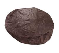Ejoyous Cubierta Redonda para Bañera de Hidromasaje, Cubierta para Exteriores de Tafetán de Poliéster Plateado 190, Protección Impermeable contra el Polvo, la Lluvia, la Nieve y Las Hojas, Fácil