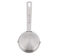 Ejoyous Cuchara Medidora para Hornear, Taza Medidora de Acero Inoxidable 304 con Escalas Transparentes para Hornear en la Cocina con Precisión, Ideal para Ingredientes Secos y Líquidos (1/2taza125ml)