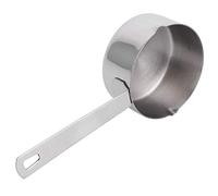 Ejoyous Cuchara Medidora para Hornear, Taza Medidora de Acero Inoxidable 304 con Escalas Transparentes para Hornear en la Cocina con Precisión, Ideal para Ingredientes Secos y Líquidos (1/3taza80ml)