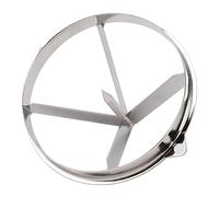 Ejoyous Cuchilla Cortadora de Frutas, Cortador de Manzanas de Acero Inoxidable, Divisor, 88 X 55 X 5 Mm, Descorazonador Afilado Desmontable para Manzanas, Peras, Naranjas, Preparación de Cocina en
