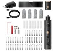 Ejoyous - Cuchillo ultrasónico de 40 kHz con 50 hojas, pantalla OLED lápiz de grabado, para impresión 3D, trabajo de madera, prototipado modelo (enchufe UE)