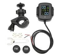 Ejoyous de Monitoreo de Presión de Neumáticos para Motocicleta, TPMS de Monitoreo de Presión de Neumáticos Sensor Inalámbrico de Presión de Neumáticos Medidor de Presión de Neumáticos
