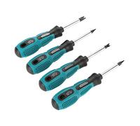 Ejoyous Destornilladores en U de 4 Piezas, Destornilladores de Punta Magnética Tri-wing CR-V, Juego de Destornilladores Y Magnéticos Multifuncionales con Agarre Cómodo M1.7 / M2.0 / M2.3 / M2.6