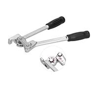 Ejoyous Dobladora de Tubos Dobladora de Tubos con Palanca de Hierro Fundido 1,4 Pulgadas CM 364 04 con Escala Convexa de Ranura de Tierra CNC de 180 Grados para Trabajos en Tuberías de Acero