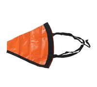 Ejoyous Drift Sock Sea Drogue Naranja PVC Freno de Mar para Barcos y Yates Marinos Alta Visibilidad Ligero Control de Ondas de Viento Portátil para Pesca y Navegación (24 Pulgadas)