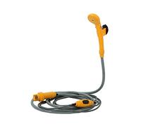 Ejoyous Ducha de camping de 12 V con bomba sumergible portátil, adaptador de coche de 12 V, para camping, jardín, coche, ducha para perros, incluye manguera de 2 m y cable de alimentación de 5 m para